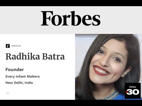 Dr Radhika Batra selected as Forbes 30 under 30 Asia Honoree